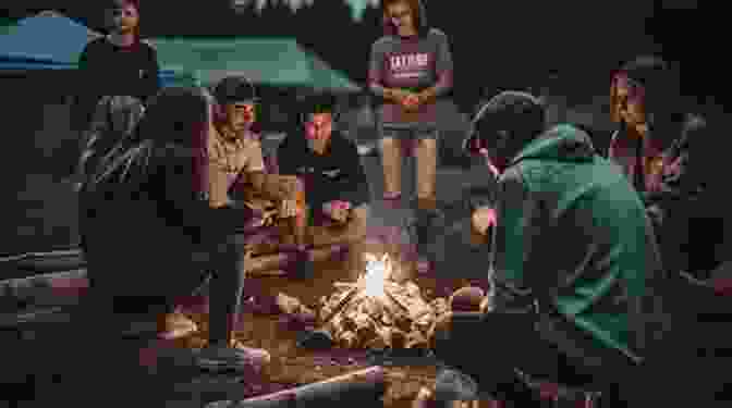 A Group Of Readers Gathered Around A Campfire, Engrossed In A New Camelot Novel, Highlighting The Timeless Appeal Of The Series. New Camelot S Brewster (Tales Of New Camelot 22)