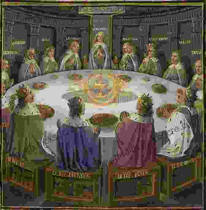 A Large, Circular Table Surrounded By Chairs, Depicting The Round Table Of King Arthur's Knights Relics Of Camelot (The Legendary 3)