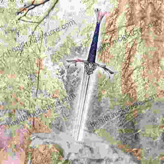 Illustration Of Excalibur, The Legendary Sword Of King Arthur, Embedded In A Stone Relics Of Camelot (The Legendary 3)