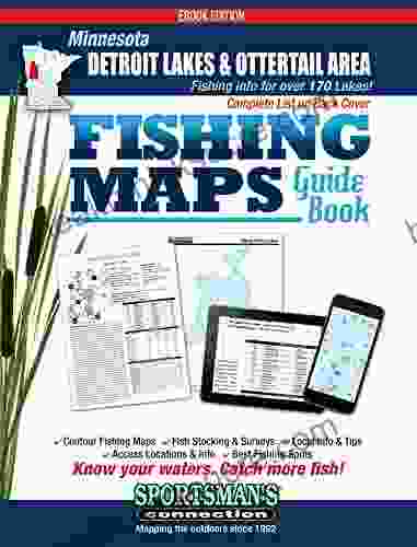 Minnesota Detroit Lakes Otter Tail Area Fishing Map Guide